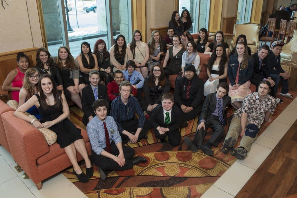 The 2014 Spirit of Youth Award Recipients and the Teen Advisory Council
